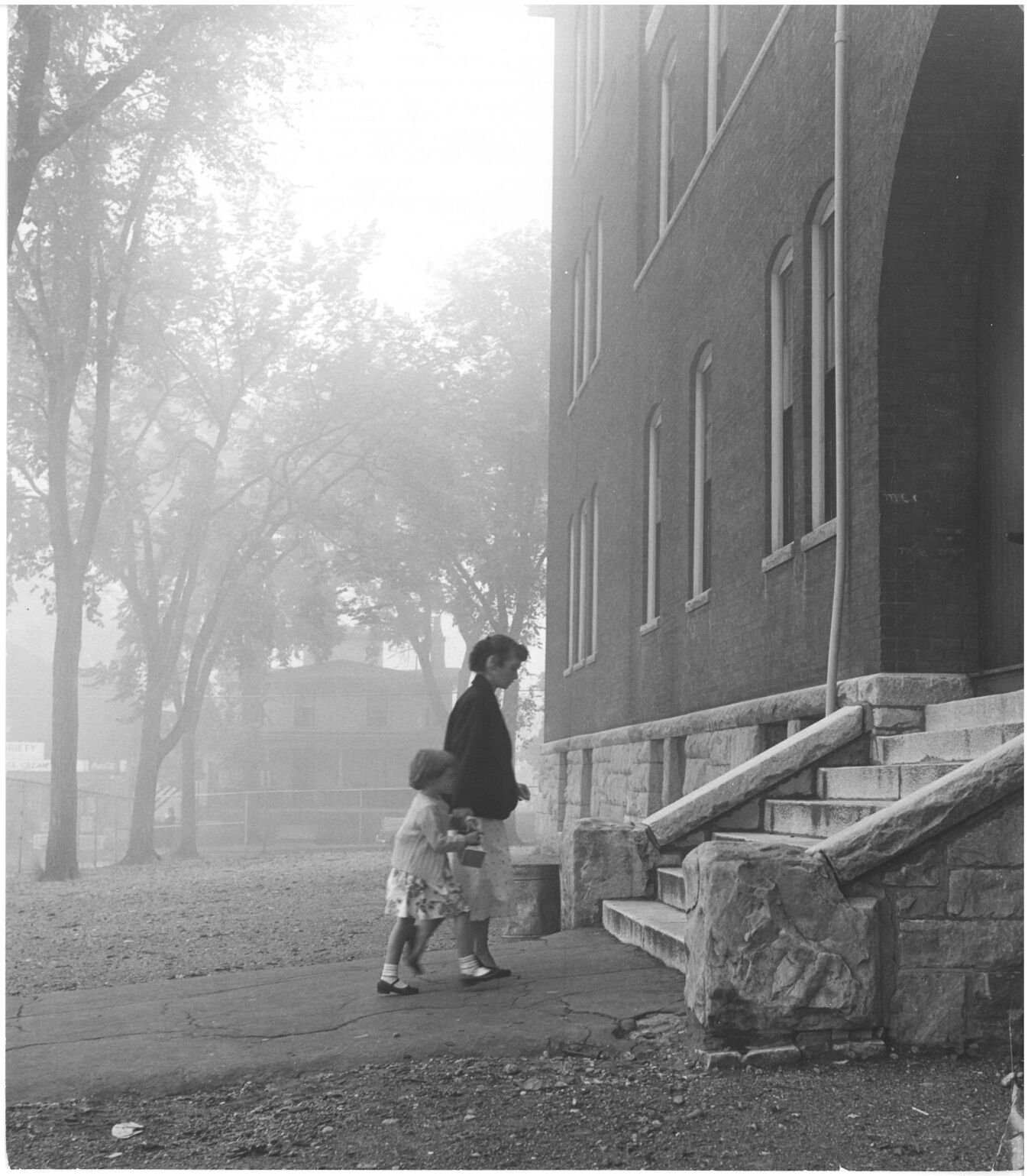 Going to School. September 1956